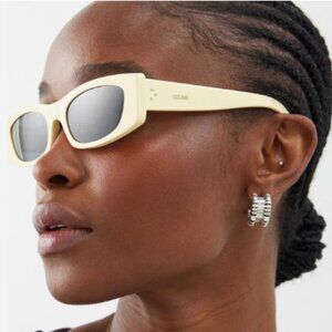 NEW CELINE CL40245U 39A, WOMEN IVORY SUNGLASSES CELINE